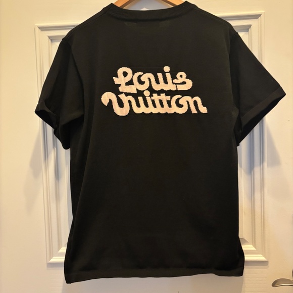 Authentic Louis Vuitton x Tyler the Creator M “Blooming” Black Sweater Shirt - Picture 4 of 16